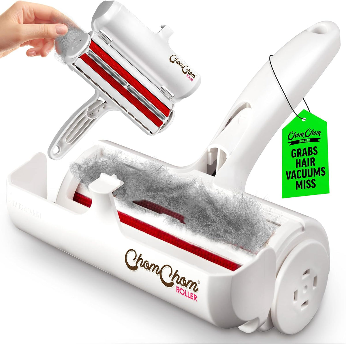 ChomChom Roller Pet Hair Remover - White Classic