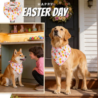 Halloween Dog Bandanas with No Tricks Sign - Easter Animals / X-Large - image 4