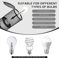 VIHOSE anti-scald metal mesh reptile heat lamp guard with bottom buckle - view 4