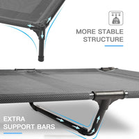 Elevated Dog Bed for Large Dogs 120lb - M (30"Lx 23"Wx6.3"H) / Grey - image 2