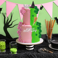 Hooqict 43 piece Halloween cake topper set with sign, tombstone, skulls, trees and spiders - view 31