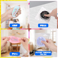 3pcs Squishy Textured Stress Balls Silky Fidget Toys - 2pcs-cookie - image 4