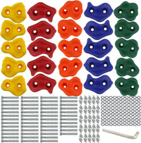 Ogrmar 25 PCS Rock Climbing Holds Set with Mounting Screws