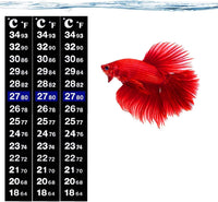 SunGrow Betta Fish Tank Thermometer Stick On - 3 Pcs Thermometer - image 2