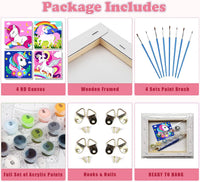 4 Pack Butterfly Paint by Number for kids Wooden Frame - MT11366+MT12038+MT12039+MT12040 - image 4
