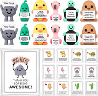 Gejoy 48 mini rubber positive figures with cards, potato, pickle, duck and flamingo - view 5
