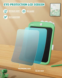 8.5 inch LCD Writing Tablet for Kids - Green / 10 inch - image 4