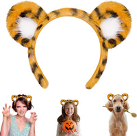 Beviliu Dog Ears Golden Movable - Orange Black / 1 Count