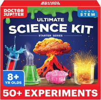 Doctor Jupiter My First Science Experiments Kit for Kids Ages 4+ – Fun for Kids & Family - Ultimate Science Kit Starter: 8+