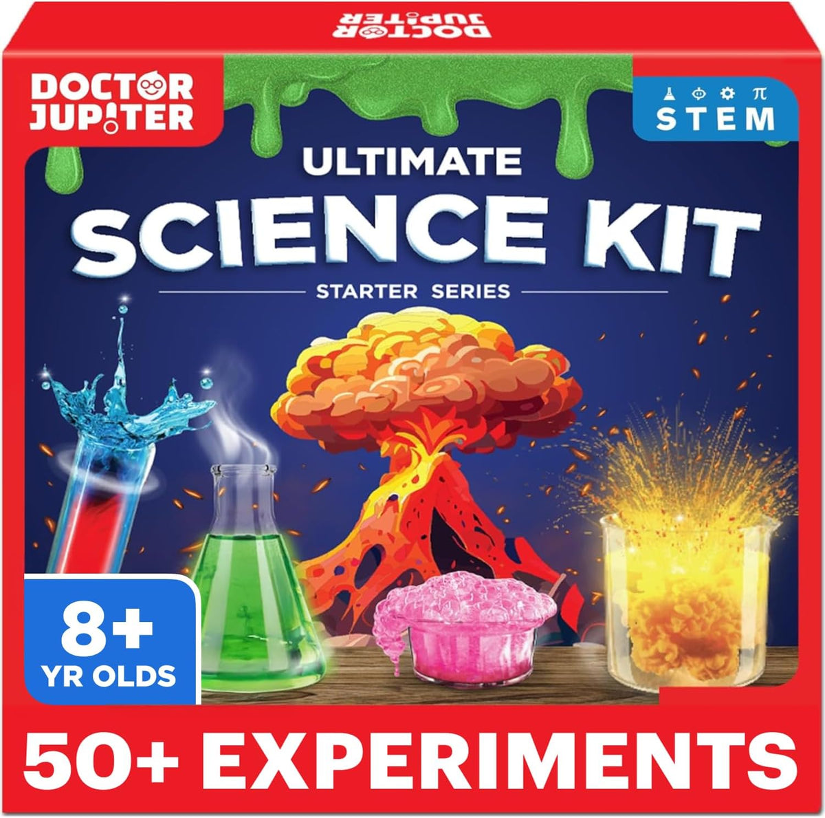 Doctor Jupiter My First Science Experiments Kit for Kids Ages 4+ – Fun for Kids & Family - Ultimate Science Kit Starter: 8+