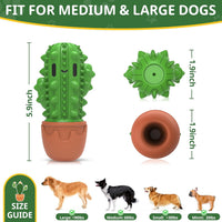 Cactus Dog Chew Toy for Aggressive Chewers - For Medium Large Dog / Green - image 2