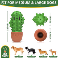 Dog Chew Toys Toothbrush Stick Teeth Cleaning Brush Dental for Medium Large Dog, Puppy Christmas,Easter Birthday Gifts,Outdoor Dog Squeaky Toys for Aggressive Chewers Tough Toys Interactive