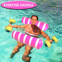 Inflatable Pool Floats Adult Size Water Hammock - ‎Blue & Green & Pink - image 2