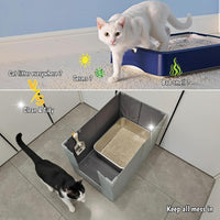 Extra Large Cat Litter Box Enclosure - 4-Walls with Open Front - image 2