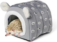 Hedgehog Bed Cave Nest Hideout - Grey