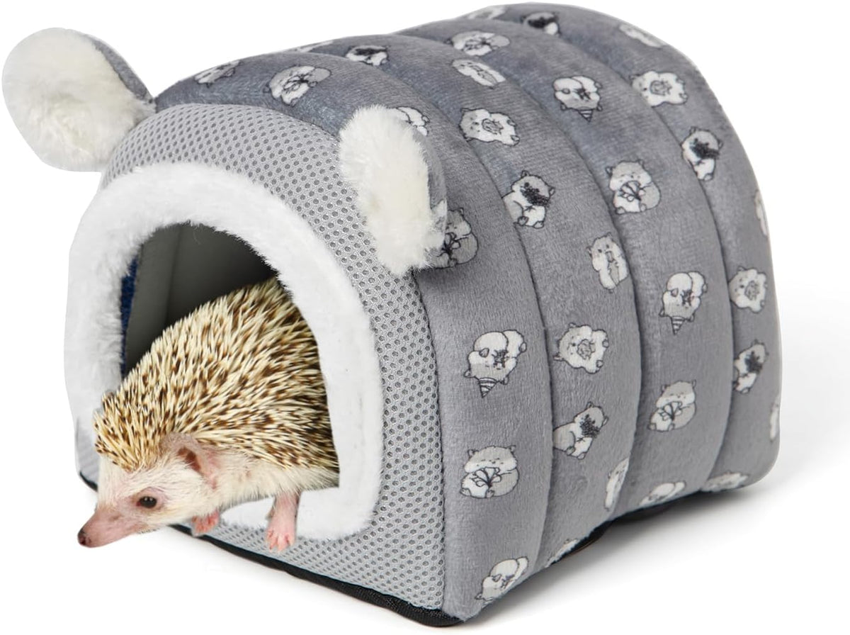 Hedgehog Bed Cave Nest Hideout - Grey