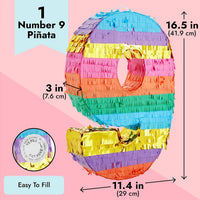 BLUE PANDA 8 Pinata, Small Multicolor - 9 - image 3