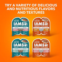 IAMS Perfect Portions Healthy Kitten Grain Free Wet Cat Food Pate, Chicken Recipe, 2.6 oz. Easy Peel Twin-Pack Trays (24 Count, 48 Servings)