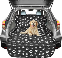 SUV Cargo Liner for Dogs - Trunk Cover for SUV with Bumper Flap Protector – Essentials for Dogs - Paw Print / Standard: 55" x 91"