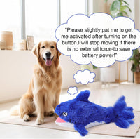 Mity rain Interactive Lobster Dog Toy – Essentials for Dogs - Shark - image 2