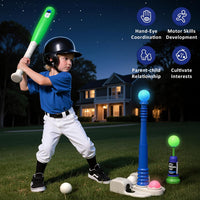 QDRAGON 2 in 1 T Ball Sets for kids Automatic Pitching Machine – Fun for Kids & Family - Blue+red - image 4