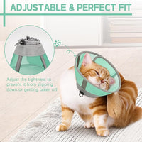 Cat Cone Collar Soft, Cat Recovery Collar for Large Medium Small Cats Kittens, Pet Cone Alternative After Surgery