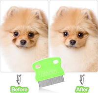5 Pieces Dog Eye Combs Tear Stain Remover Combs Pet Grooming Comb - Green, Black - image 4