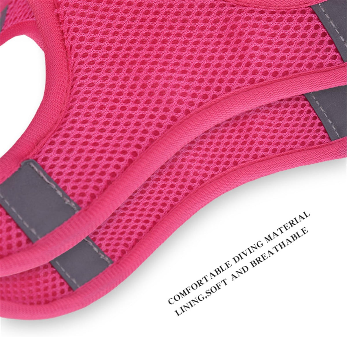 Step in Dog Harness No Pull Flower Adjustable Soft Mesh Harness – Essentials for Dogs - XS(neck:9.5"-10.5",chest:11.5"-13.5") / Purple - image 2
