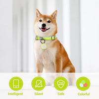 Pawaii Dog ID Tag, Silent Silicone QR Code Tag, Scan Alerts - Light Green - image 3