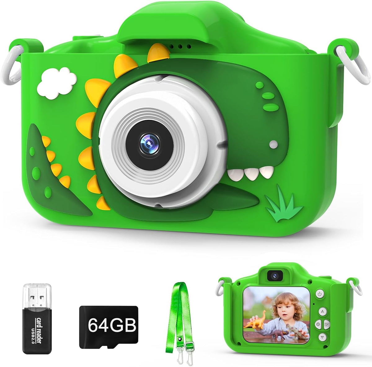 XBENDON kids camera with dual lens, 48MP photos and 1080P video - view 4