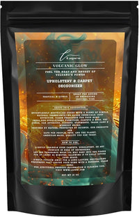 Volcanic Glow Carpet Freshener Powder: Powerful Odor Eliminator for Home, Upholstery Deodorizer, Carpet Deodorizer, Pet Urine, Cat Litter Box - Volcanic Glow Fragrance