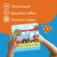 Jackinthebox Poke Art Magical Flower Pressing Craft Kit for Girls - Vehicles - image 4