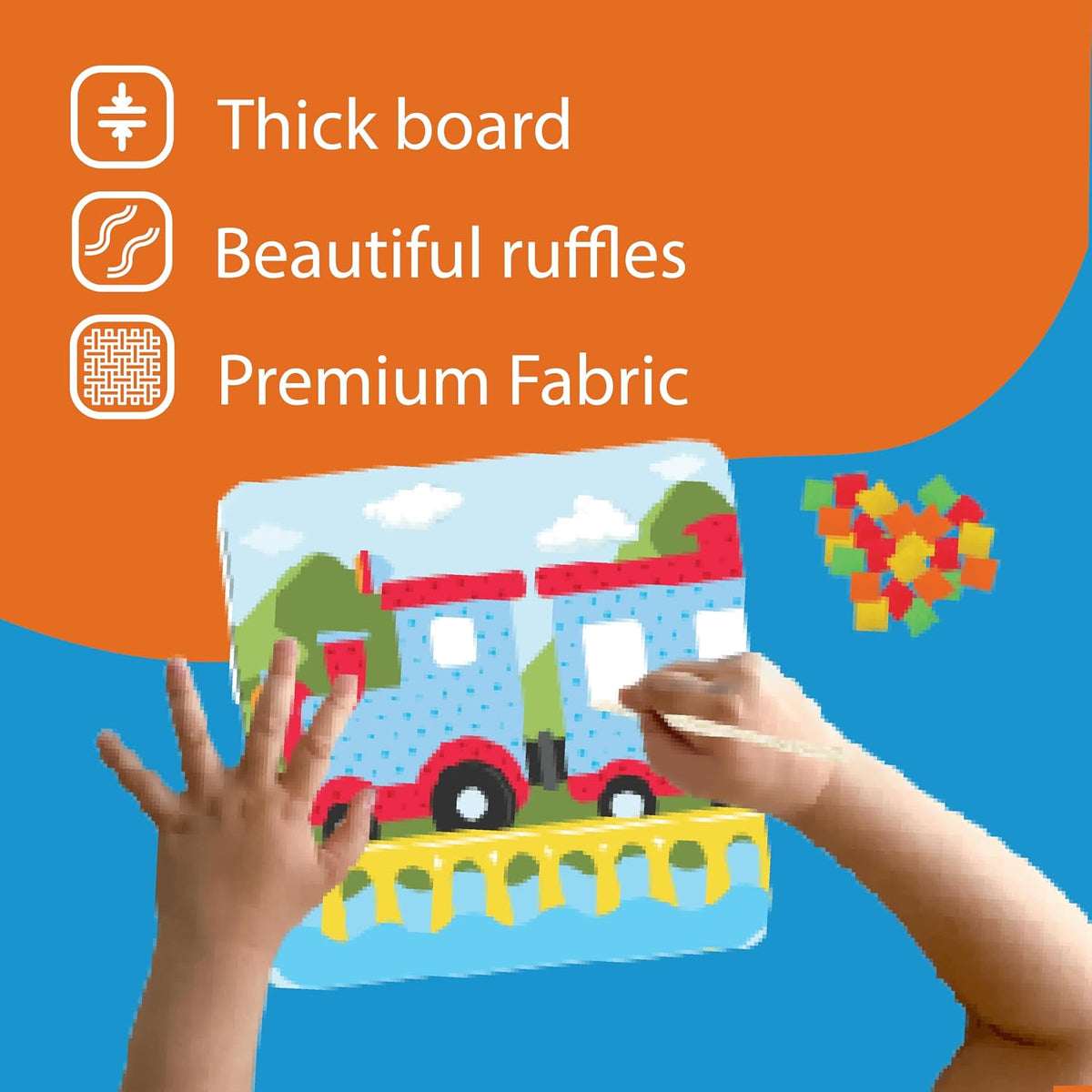 Jackinthebox Poke Art Magical Flower Pressing Craft Kit for Girls - Vehicles - image 4