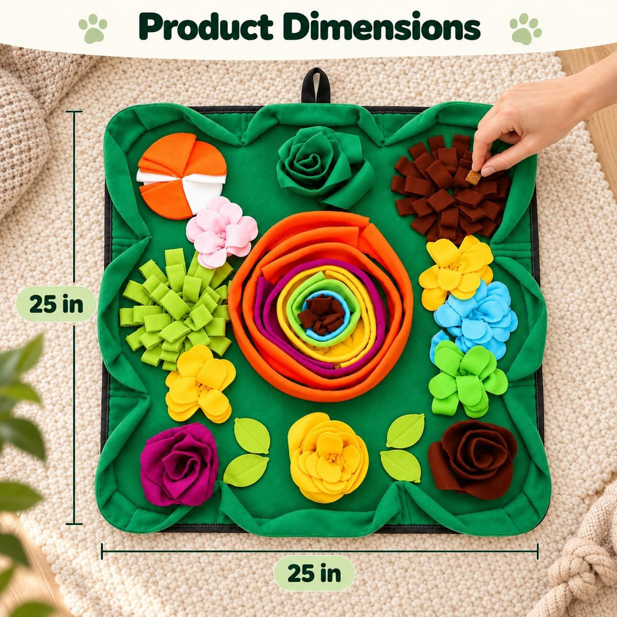 Vextronic Snuffle Mat for Dogs - Green - image 4