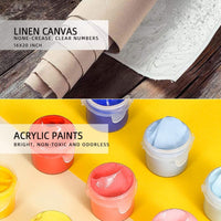 Paint by Numbers DIY Acrylic Painting Kit for Kids & Adults Beginner - Colorful Horse Head - image 3