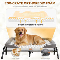 Lekereise Outdoor Elevated Dog Beds for Small Dogs - 43.3"L x 32.3"W x 12.2"Th - image 3