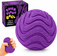 Fuzz Ball Squishy Stress Ball - Purple Ball