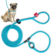 Harness Lead Escape Resistant, Reduces Pull Dog Harness - Blue/Multi / Small/Medium (14-40 lbs)
