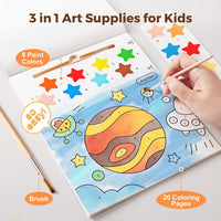 Jar Melo Paint with Water Books for Toddlers, Animals – Fun for Kids & Family - Exploring Space - image 3