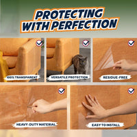 Panther Armor Cat Furniture Protector - Gloss (1-Side Furniture Protector) / 12 Sheets - image 3