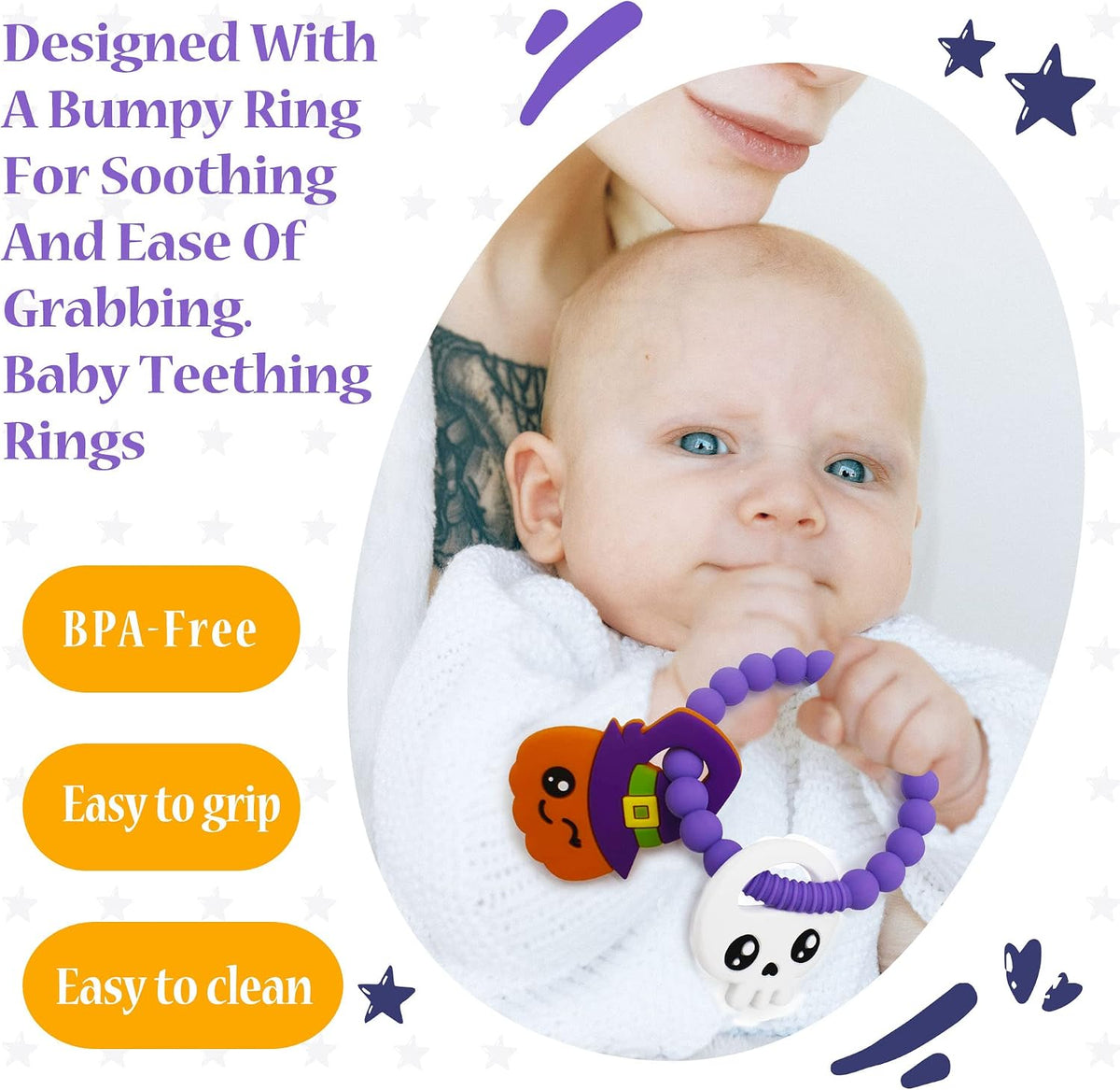 BIGSPINACH Halloween Baby Teether - image 2
