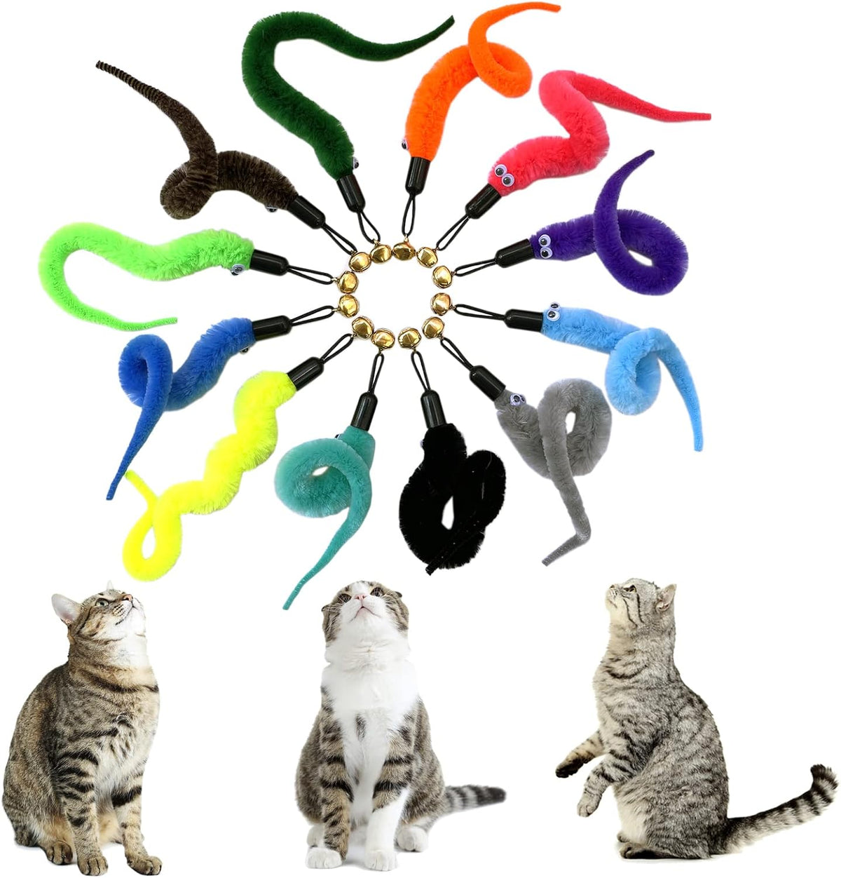 AcceLeah 16Pcs Cat Wand Refills - 12Pcs - image 3