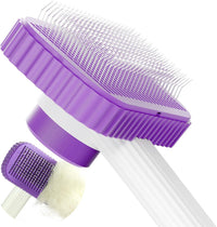 Cat brush, Cat Brush for Long or Short Haired Cats – Essentials for Cats - Purple