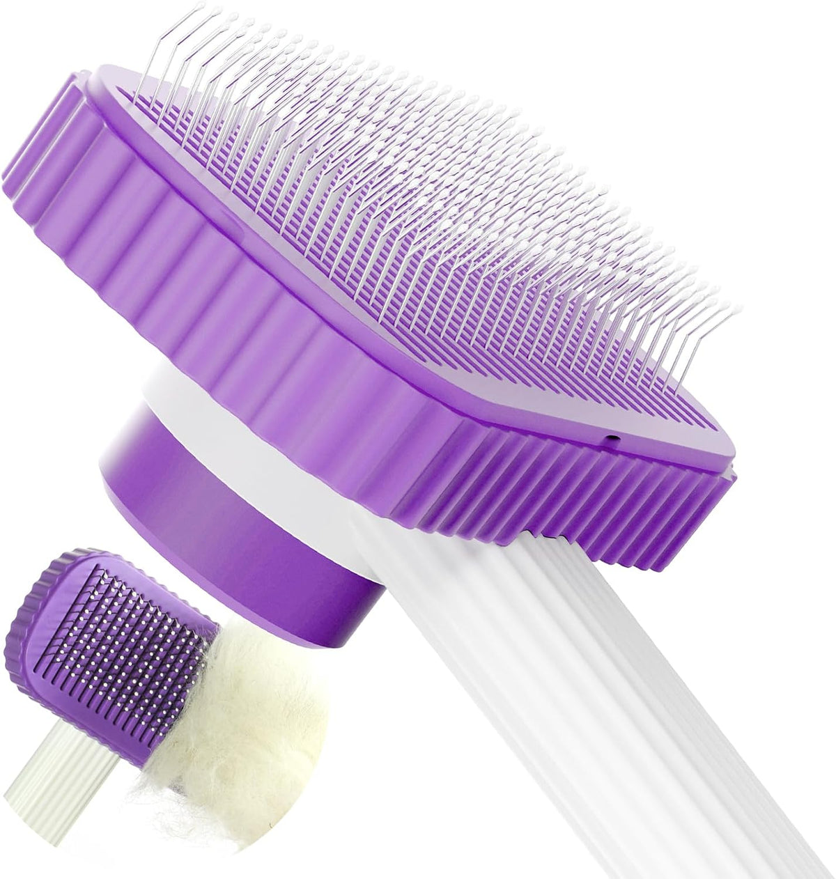 Cat brush, Cat Brush for Long or Short Haired Cats – Essentials for Cats - Purple