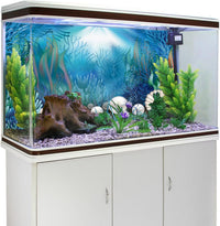 48x24 in Underwater Aquarium Backdrop Coral Pearls Fish Tank - 72x18in/180x45cm - image 3