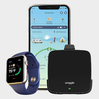 Waggle Dog Temperature Monitor & Pet Camera Bundle for RVs - Portable WiFi Cam (128GB) with Motion Alert & Remote Access | Watch Pets While Travelling