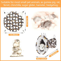 LEFTSTARER Cashmere Pet Bed Mat and Toy - Star-Brown - image 2