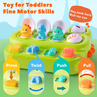 Tovol Zerky Montessori Cause & Effect Toy 12-18M - Dinosaur Land - image 3