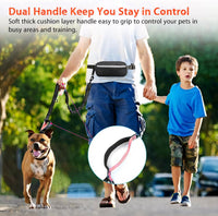Uppetly Hands Free Dog Running Leash with Waist Belt - 1 dog/Baby Pink / Large - image 4