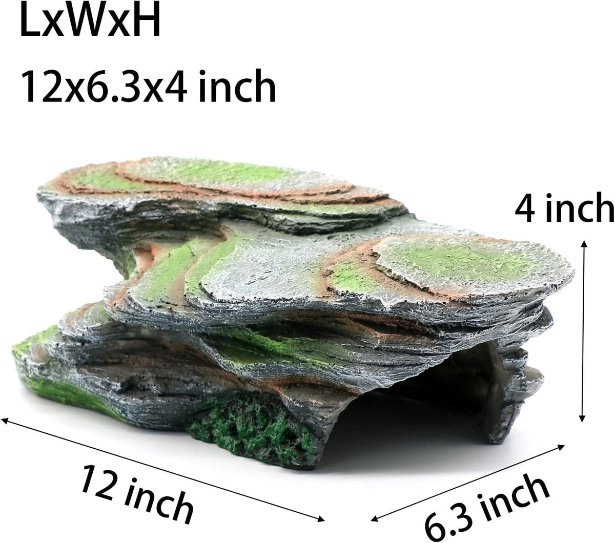 Gecko Hide Shale Scape Step Ledge - Medium-B-12*6*4 - image 4